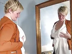 Horny olandè madanm marye ap jwe ak jwèt li